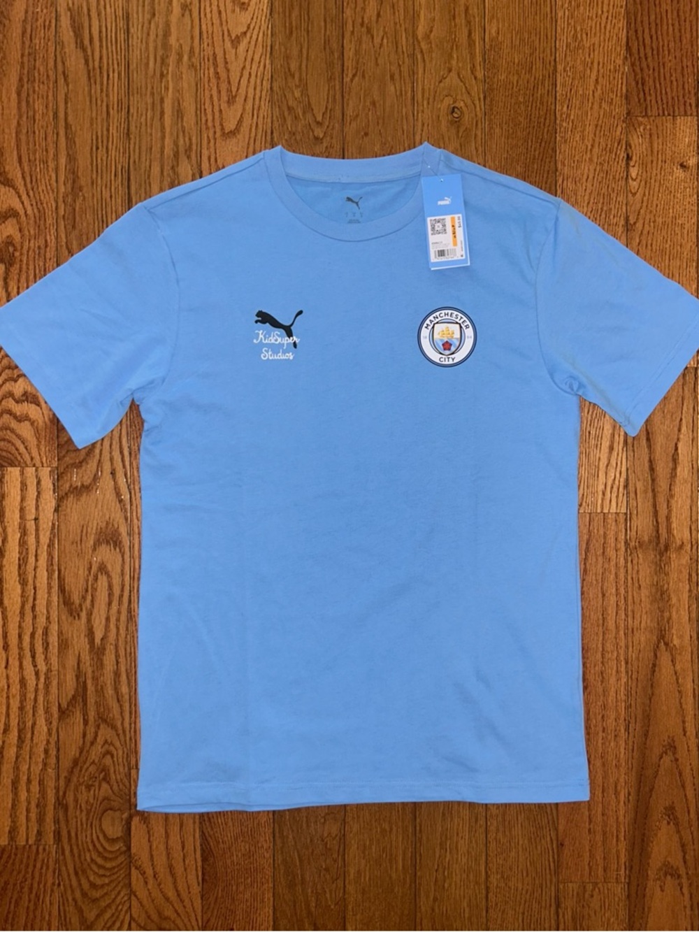 Manchester City KIDSUPER x Puma T-Shirt Size Small NEW